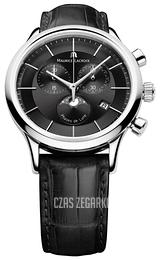 Maurice Lacroix Les Classiques Czarny/Skóra Ø40 mm LC1148-SS001-331-1