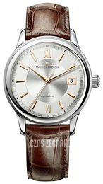 Maurice Lacroix Les Classiques Srebrny/Skóra Ø38 mm LC6027-SS001-111-2