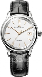 Maurice Lacroix Maurice Lacroix Les Classiques Srebrny/Skóra Ø38 mm LC6027-SS001-131