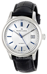 Maurice Lacroix Les Classiques Srebrny/Skóra Ø38 mm LC6027-SS001-133-1
