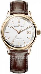 Maurice Lacroix Les Classiques Srebrny/Skóra Ø38 mm LC6037-PG101-130