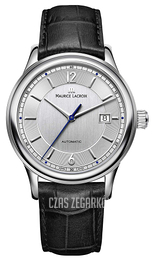 Maurice Lacroix Les Classiques Srebrny/Skóra Ø40 mm LC6098-SS001-120-1