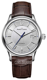 Maurice Lacroix Les Classiques Srebrny/Skóra Ø40 mm LC6098-SS001-120-2