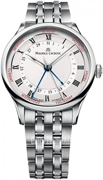 Maurice Lacroix Masterpiece Biały/Stal Ø40 mm MP6507-SS002-112