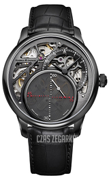 Maurice Lacroix Masterpiece Czarny/Skóra Ø43 mm MP6558-PVB01-092-1