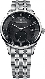 Maurice Lacroix Masterpiece Czarny/Stal Ø40 mm MP6907-SS002-310