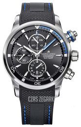 Maurice Lacroix Pontos Czarny/Skóra Ø43 mm PT6008-SS001-331-1