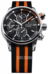 Maurice Lacroix Pontos Czarny/Tkanina Ø43 mm PT6008-SS002-332-1