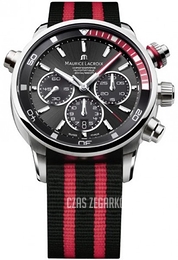Maurice Lacroix Pontos Czarny/Tkanina Ø43 mm PT6018-SS002-330