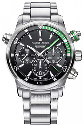 Maurice Lacroix Pontos S Chronograph Czarny/Stal Ø43 mm PT6018-SS002-331-1