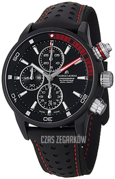 Maurice Lacroix Pontos Czarny/Skóra Ø43 mm PT6028-ALB01-331-1
