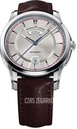 Maurice Lacroix Pontos Srebrny/Skóra Ø40 mm PT6158-SS001-131