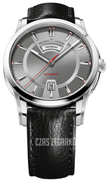 Maurice Lacroix Pontos Szary/Skóra Ø40 mm PT6158-SS001-231-1