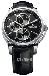 Maurice Lacroix Pontos Czarny/Skóra Ø43 mm PT6188-SS001-330-1
