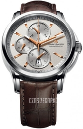 Maurice Lacroix Pontos Srebrny/Skóra Ø43 mm PT6188-SS001-332-002