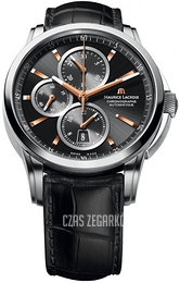 Maurice Lacroix Pontos Czarny/Skóra Ø43 mm PT6188-SS001-332