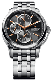 Maurice Lacroix Pontos Czarny/Stal Ø43 mm PT6188-SS002-332-1