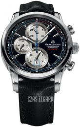 Maurice Lacroix Pontos Czarny/Skóra Ø43 mm PT6288-SS001-330