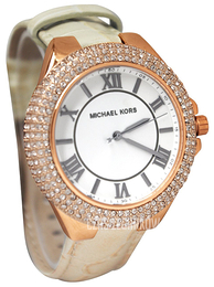 Michael Kors Biały/Skóra Ø41.5 mm MK2330