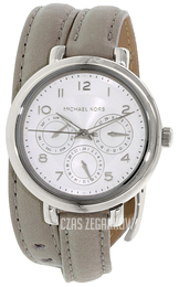 Michael Kors Srebrny/Skóra Ø38 mm MK2403