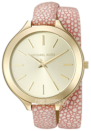 Michael Kors Szampański/Skóra Ø42 mm MK2476