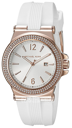 Michael Kors Dylan Biały/Guma Ø34 mm MK2491