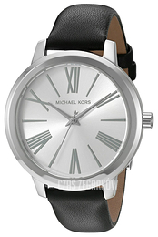 Michael Kors Hartman Srebrny/Skóra Ø38 mm MK2518