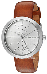 Michael Kors Garner Srebrny/Skóra Ø39 mm MK2573
