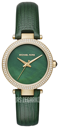 Michael Kors Zielony/Skóra Ø33 mm MK2592