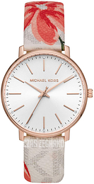 Michael Kors Pyper Srebrny/Skóra Ø38 mm MK2895