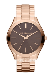 Michael Kors Runway Brązowy/Stal w kolorze różowego złota Ø42 mm MK3181
