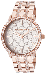 Michael Kors Srebrny/Stal w kolorze różowego złota Ø35 mm MK3183