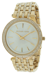 Michael Kors Darci Biały/Stal w odcieniu złota Ø39 mm MK3219