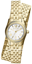 Michael Kors Biały/Stal w odcieniu złota Ø26 mm MK3269