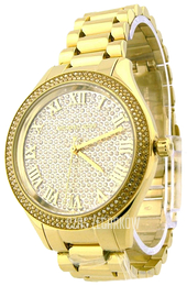 Michael Kors Zestaw kryształów/Stal w odcieniu złota Ø40 mm MK3319