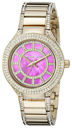Michael Kors Kerry Różowy/Stal w odcieniu złota Ø33 mm MK3442