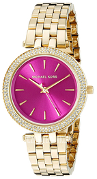 Michael Kors Darci Różowy/Stal w odcieniu złota Ø33 mm MK3444