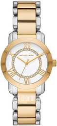 Michael Kors Biały/Stal w odcieniu złota Ø33 mm MK3531