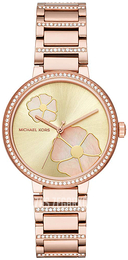Michael Kors Courtney Żółte złoto/Stal w kolorze różowego złota Ø36 mm MK3836