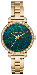 Michael Kors Wielokolorowy/Stal w odcieniu złota Ø36 mm MK3946