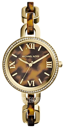 Michael Kors Brązowy/Pozlacana Ø37 mm MK4281