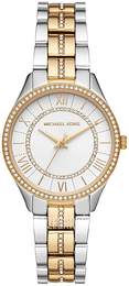 Michael Kors Biały/Stal w odcieniu złota Ø33 mm MK4454