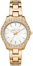 Michael Kors Liliane Biały/Pozlacana Ø36 mm MK4555