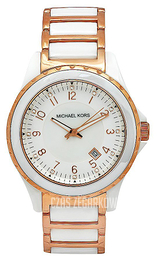 Michael Kors Biały/Czeramiczna Ø40 mm MK5322