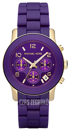Michael Kors Purpurowy/Stal w odcieniu złota Ø40 mm MK5324