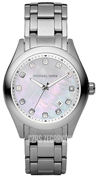 Michael Kors Biały/Stal Ø40 mm MK5325