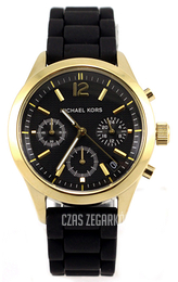 Michael Kors Czarny/Guma Ø40 mm MK5408