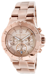 Michael Kors Różowe złoto/Stal w kolorze różowego złota Ø34 mm MK5499