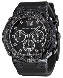 Michael Kors Czarny/Guma Ø42 mm MK5510