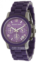 Michael Kors Purpurowy/Stal Ø39 mm MK5511